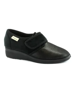 GRUNLAND IRAE PA0598 nero scarpe donna pantofola strappo tessuto elasticizzato