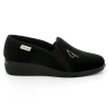 GRUNLAND IRAE PA1091 nero scarpe pantofole donna slip on zeppetta elastico