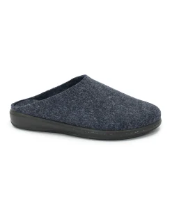 GRUNLAND LASO CI2958 blu ciabatte pantofola uomo feltro