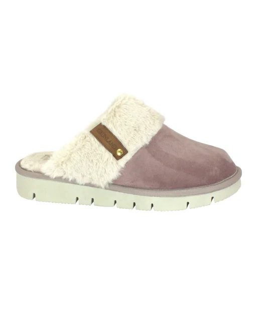 GRUNLAND LOXI CI3023 malva ciabatte donna panno pelo