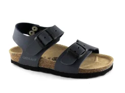 GRUNLAND LUCE SB0901 32/41 blu sandalo bambino fibbie birk