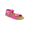 GRUNLAND LUCE SB0018 fuxia sandali bambina fibbie plantarino anatomico
