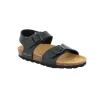 GRUNLAND LUCE SB1206 nero scarpe sandali bambino doppia fibbia