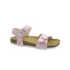 GRUNLAND LUCE SB1656 rosa viola sandali bambina fibbie anatomico
