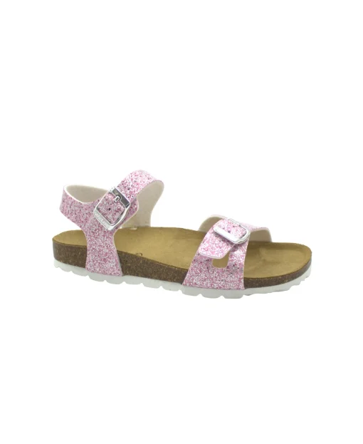 GRUNLAND LUCE SB1656 rosa viola sandali bambina fibbie anatomico