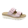 GRUNLAND MOLL CE1019 glicine ciabatte donna fibbie plantare estraibile