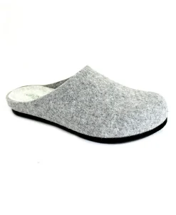 GRUNLAND PAMO CB2018 cenere ghiaccio grigio ciabatte pantofola donna feltro re-soft