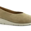 GRUNLAND RYSA SC5354 corda beige scarpe donna ballerina zeppetta pelle