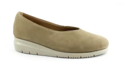 GRUNLAND RYSA SC5354 corda beige scarpe donna ballerina zeppetta pelle