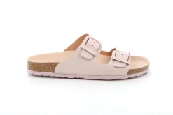 GRUNLAND SARA CB0966 cipria rosa ciabatte donna birk fibbie pelle anatomiche