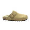 GRUNLAND SARA CB2225 terra ciabatte donna plantare re-soft lana fibbia