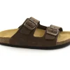 GRUNLAND SARA CB0003 testa di moro ciabatte donna anatomiche fibbie birk