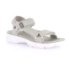 GRUNLAND SETE SA2618 grigio sandali donna strappi tessuto gomma re-soft