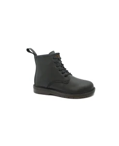 GRUNLAND TABA PO2302 nero 35/40 bambina stivaletti zip lacci pelle