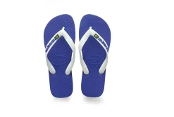 HAVAIANAS BRASIL LOGO 2711 marine blue ciabatte unisex infradito gomma