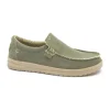 HEY DUDE MIKKA BRAIDED army verde scarpe uomo sneakers slip on elastico