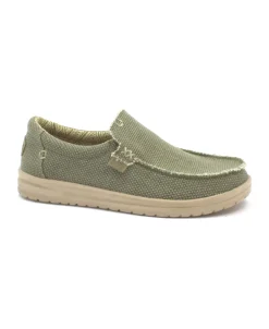 HEY DUDE MIKKA BRAIDED army verde scarpe uomo sneakers slip on elastico