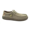 HEY DUDE WALLY SPORT MESH tan beige scarpe uomo sneakers lacci tessuto