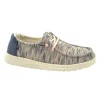 HEY DUDE WENDY SOX light pink multicolore scarpe donna sneakers lacci