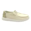HEY DUDE WENDY TEMPE gypsum bianco scarpe donna sneakers lacci