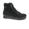 IGI&CO 6659011 nero donna scarpe scarponcino lacci gore-tex pelo