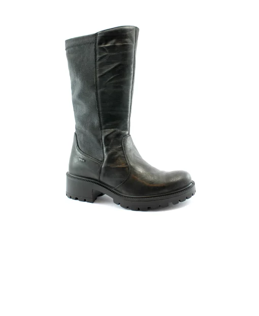 IGI&CO 6160500 nero scarpe donna stivaletto zip pelle