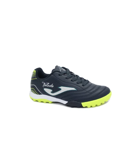 JOMA TOLEDO JR TOJS2403 navy turf scarpe bambino da calcio lacci pelle