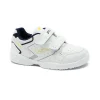 JOMA W. SCHOOL JR white mustard bianco scarpe bambino sneaker strappo