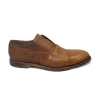 J.P. DAVID 61470/1 beige marrone scarpe uomo pelle derby elegante slip on