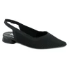 KEYS 10663 black nero scarpe donna ballerina tessuto punta