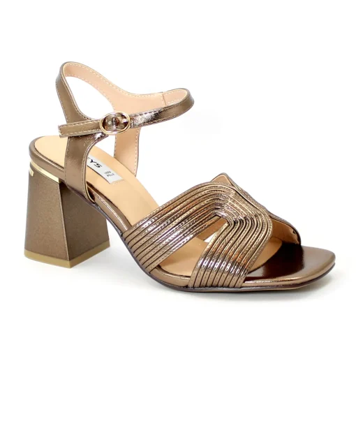 KEYS 9622 piombo rame scarpe donna sandalo cinturino tacco