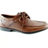 LION 20684 tabacco marrone scarpe uomo lacci seta versilia antistatiche pelle