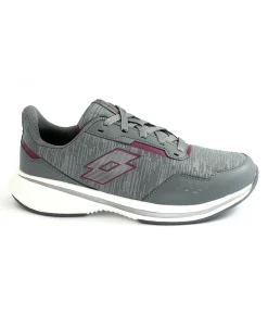 LOTTO 216495 SPEEDEVO grigio viola scarpe donna sneakers running ginnastica lacci tessuto