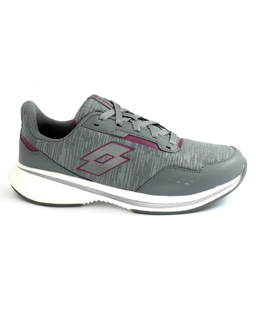 LOTTO 216495 SPEEDEVO grigio viola scarpe donna sneakers running ginnastica lacci tessuto