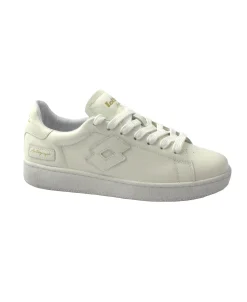 LOTTO LEGGENDA 219566 white platino bianco scarpe uomo sneakers lacci pelle