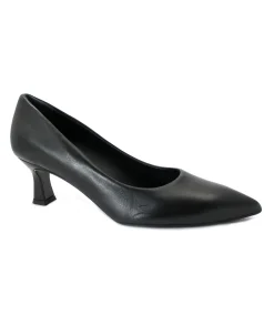 MELLUSO D5186W nero scarpe donna decolletè pelle punta tacco