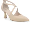 MELLUSO E1631W nude scarpe donna decolletè sandalo punta chiusa cinturino intreccio