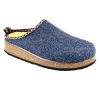 MELLUSO PD836 blu ciabatte comfort donna suola in sughero tessuto riciclato