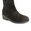 MELLUSO R35600W moro scarpe donna stivaletti zip pelle tacco