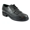 MELLUSO R35503W nero scarpe donna inglesina pelle lacci
