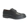 MELLUSO U55262D nero scarpe uomo derby inglese classiche pelle lacci