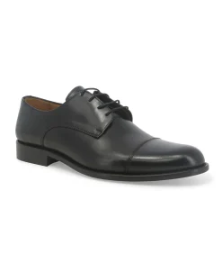 MELLUSO U90602W nero scarpe uomo elegante pelle liscia lacci