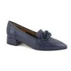 MELLUSO V213 abyss blu scarpe donna mocassino punta pelle catena