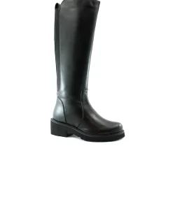 MELLUSO WALK 034305 nero stivale donna pelle cerniera elastico tacco