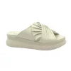 MELLUSO WALK K55158 crema bianco ciabatte donna pelle incrocio