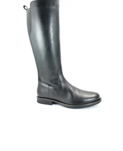 MELLUSO WALK K36014W nero stivale donna pelle cerniera elastico tacco