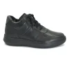 MELLUSO WALK U55352 nero scarpe sneakers uomo tipo stivaletto lacci pelle zip