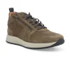 MELLUSO WALK U16253W steppa scarpe uomo sneakers lacci pelle zip