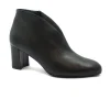MELLUSO Z420D nero scarpe donna stivaletto montante pelle tacco zip
