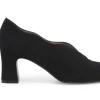 Mocassini Donna: Decollete donna in camoscio nero x5222